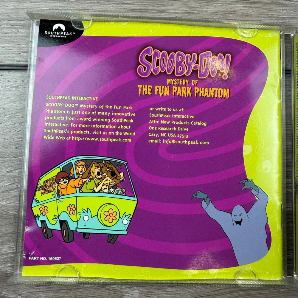 SouthPeak Scooby-Doo Mystery of the Fun Park Phantom PC Game CD-ROM